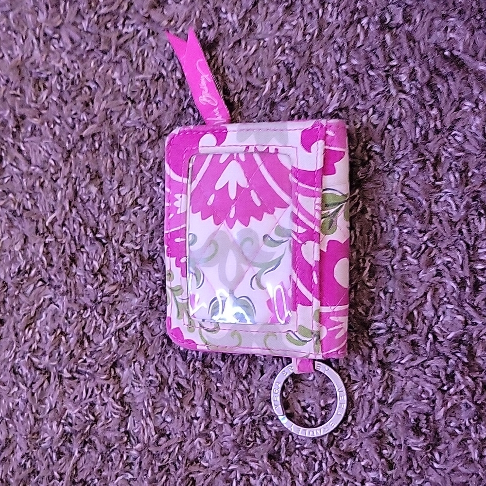 Vera Bradley Pink Green Cream